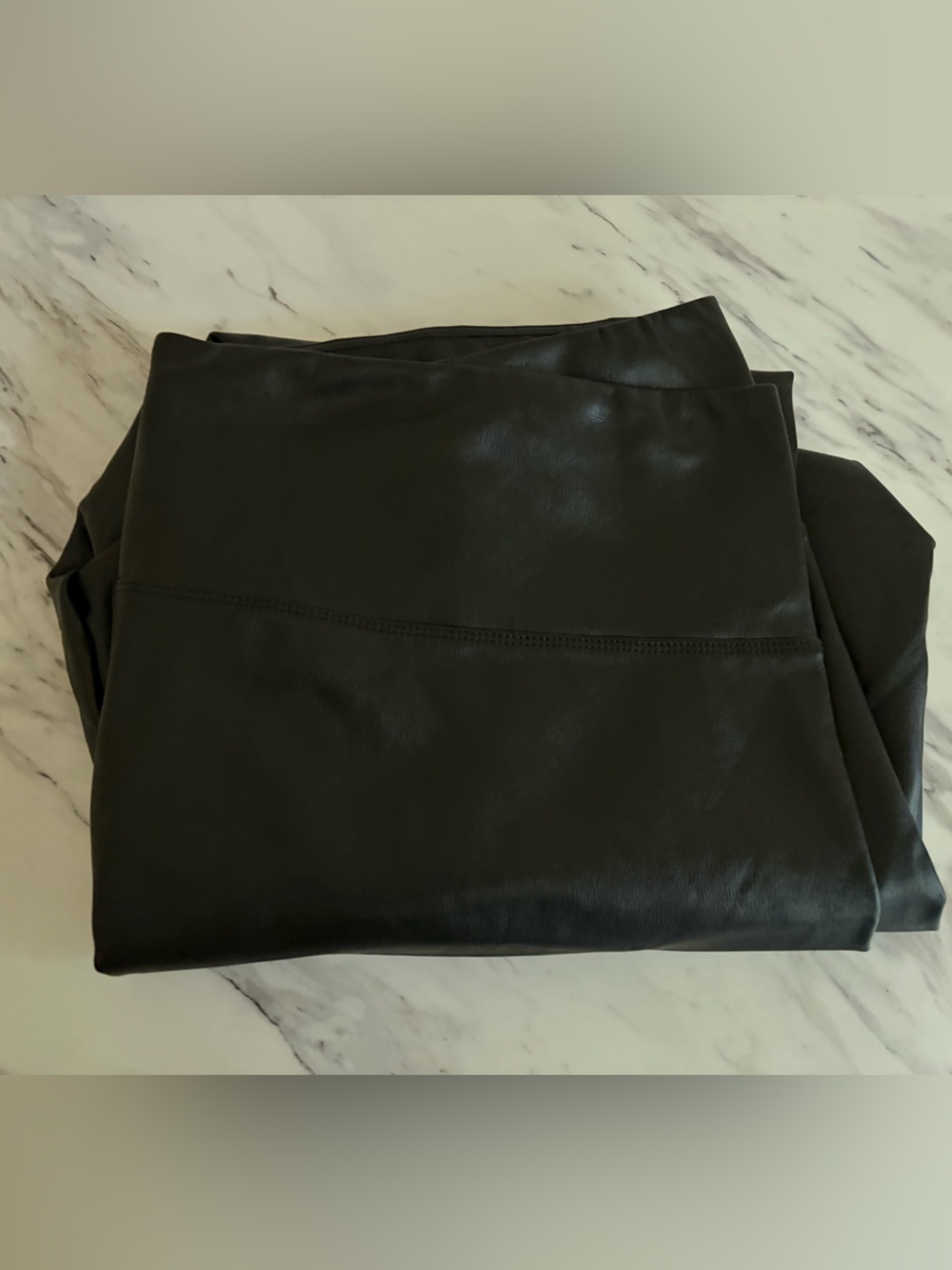 Love, Fire Black Faux Leather High Rise Stretch Leggings Pants Plus Size 3X